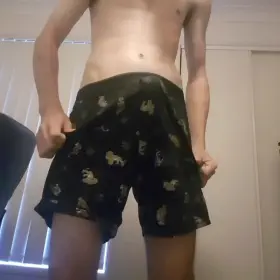 Struggled to get my pants down