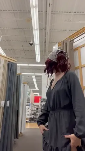 Girl flashing at Bath Beauty and Beyond; does anyone know who this is?