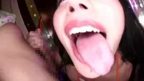 Licking the camera