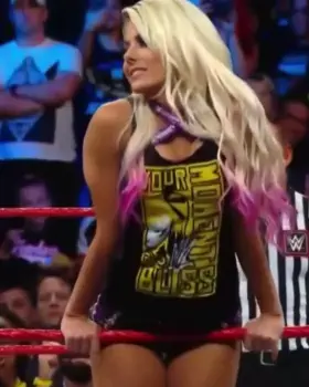 Alexa looked good in her purple attire
