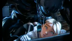 Venom deep-dicking Spider-Gwen (FroggySfm, Evilaudio) [Marvel]