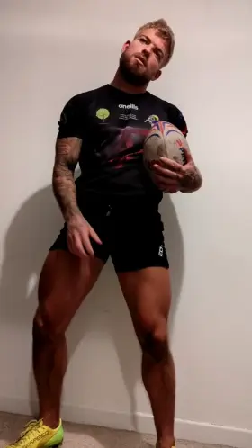 I like to wind down after rugby with a good fuck. Any volunteers?