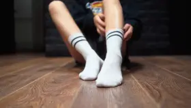 Taking off my fav socks! 🐾