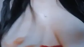 I love being a naughty girl and touching my big boobs...