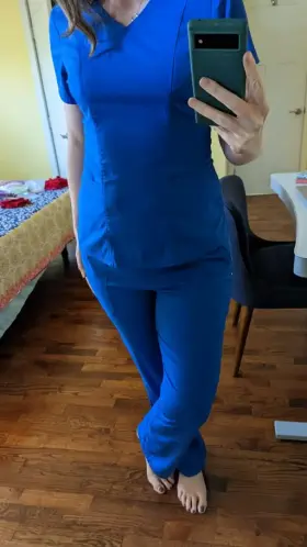 New red lingerie and scrubs, 41 (f)