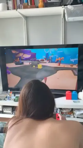 Wanna eat my ass while I play Spongebob?