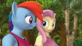 fluttershy and rainbow dash ( zziowin )(short movie)