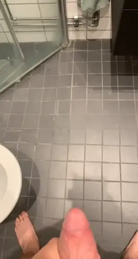 In mouth or on face?