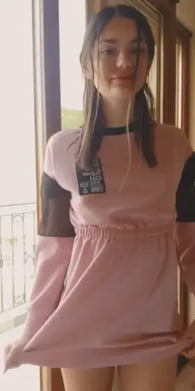 Take a look at whats under my dress