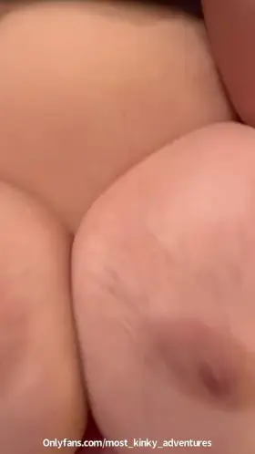 Huge Natural 44g tits reverse tittyfuck!