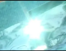 Jenna Jameson jumps in to a pool (Being Jenna BTS)