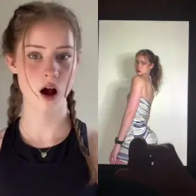 Mira004 reacts to me tribbing her