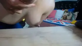 Engorged and full of fresh milk