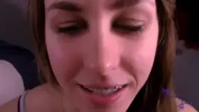 Innocent Teen Wants Your Load On Her Braces