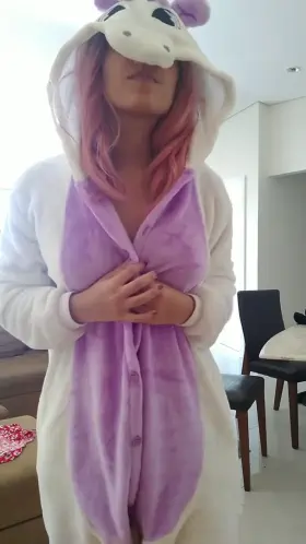 Going to a sleepover party w a bunch of those cliche stuff. Do you enjoyed my costume?