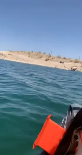 Having some fun at the lake