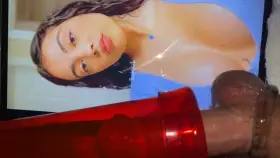 Pumping my cock to Malu Trevejo😍🤤 (Full Video In the comments)