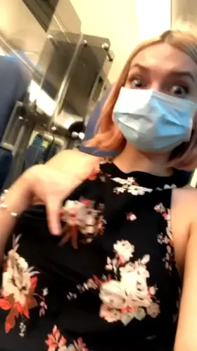 Monday morning commutes are better with boobs