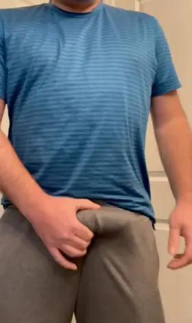 Just got back from the store. Hot moms shopping in yoga pants got me hard, think they could tell?