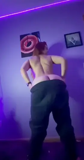 Just teasing you with a little strip [f]