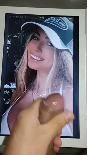 cute blonde gets her smile creamed (tribbing rn)