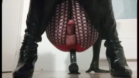 Riding my dildo untill i cum