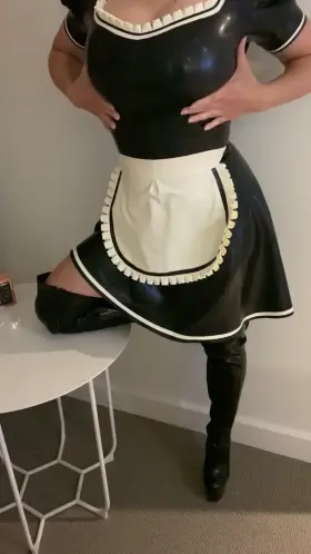 Your French maid is here - at your service