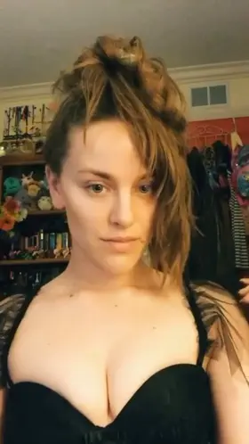 21 Year old petite PAWG shows off her new rave outfit