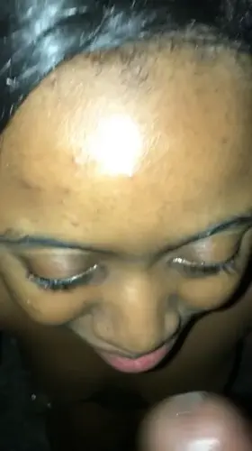 He finishes by giving me a facial and busting his load all over my face