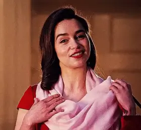 When she says she has a surprise for you.