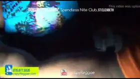 Flashing bare ass and pussy at the club for some happy onlookers