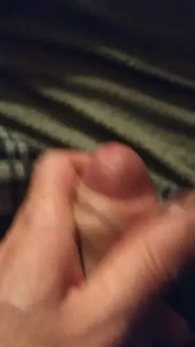 Love the feeling of my foreskin sliding up and down over my helmet