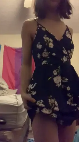 Don’t think anyone would guess what I’m hiding under my dress