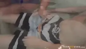 Eva Notty Gives Son`s Pal A Sneaky Handjob In The Hot Tub