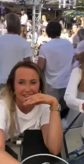 Embarrassing wardrobe malfunction at party