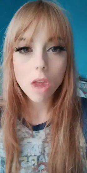 I snuck off to make a drooly Ahegao