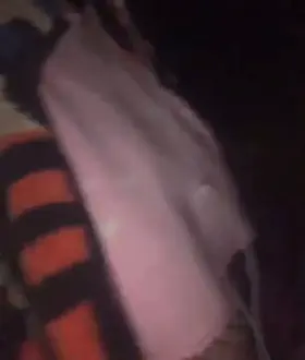 walking home past houses and a busy road in the dark 🖤💕