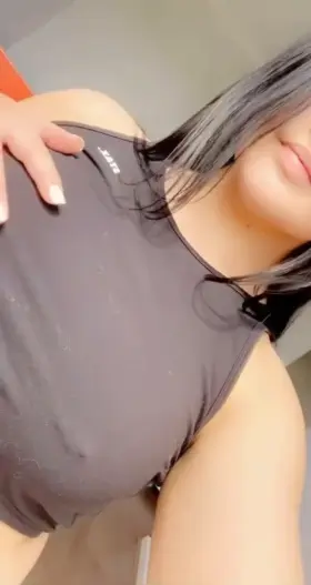Thinking about a cock sliding between my big tits 😍 [OC]