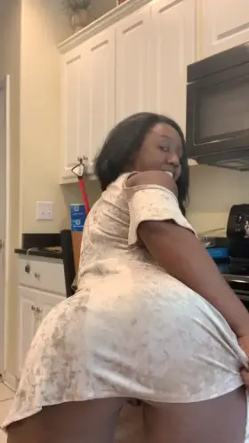 No panties underneath my dress