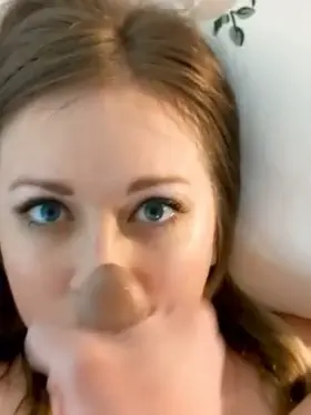 When Daddy Cummed on Babygirl's face after 2 weeks gap