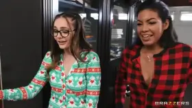 A Present of Butt Flap Pajamas :- Part 2 -ft Maya Farrell and Aften Opal