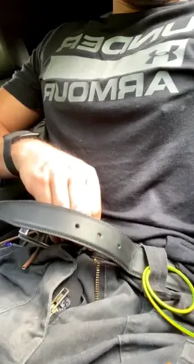 Riskin it in a busy car park