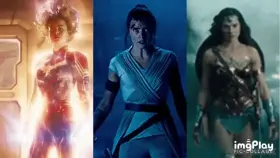 Brie Larson, Daisy Ridley, Gal Gadot. Pick 2 for an intense, sweaty 3 way