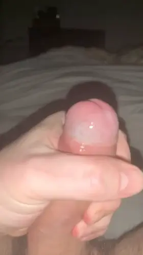 [41] Could you milk daddy’s thick uncut cock like this?