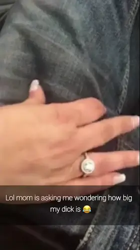 Mom won't stop touching me