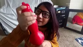 Velma gives Scooby Doo a Blowjob