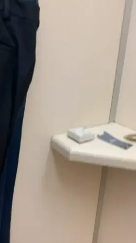 Playing with my uncut dick in the changing room ;)