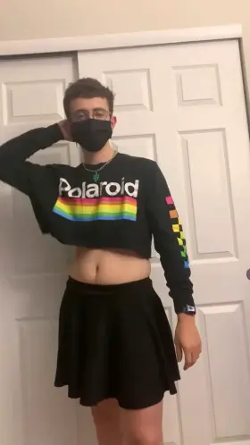 Just got a skirt and I wanna show u what’s underneath