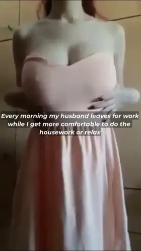 An ordinary morning for this housewife