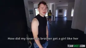 You had a bad feeling about you and your girlfriend having to stay at your brothers place for the weekend.